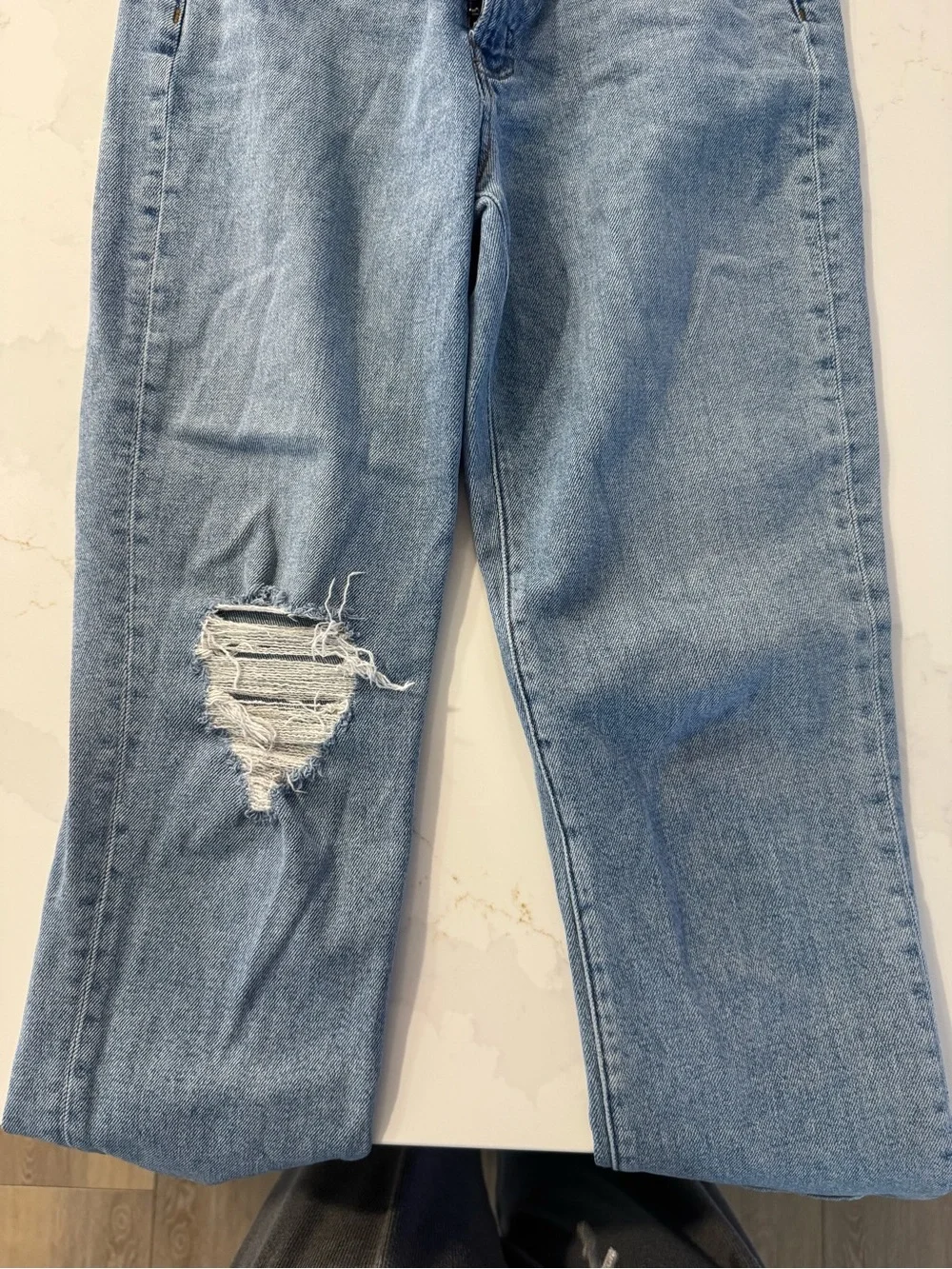 Madewell Light Blue Denim Jeans with Branded Waist Tab
